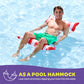 Pool Floats For Adults [2 Pack] Multi-Purpose Hammock Pool Float: Saddle, Lounge Chair, Hammock, Drifter - Water Hammock For Adu