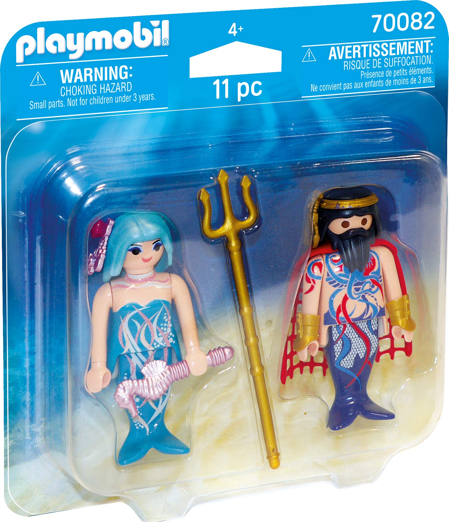 Playmobil 70082 Duopack Sea King And Mermaid
