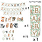 Heeton Woodland Baby Shower Party Supplies Decorations Boxes Fox Balloon Oh Baby Welcome Baby Banner Creatures Fawn Animal Friends Garland Backdrop Cake Cupcake Topper For Girl Boy Gender Reveal