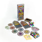 Floodgate Games Sagrada 5&6 Player Expansion - Cardboard Game in Yellow and Orange, Model SA02FGG
