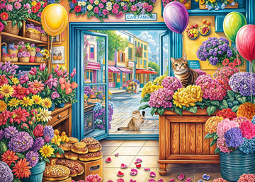 Jigsaw Puzzles for mature-themeds 1000 Piece Puzzle for mature-themeds 1000 Pieces Puzzle 1000 Pieces-Flower Shop