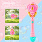 2 Pack Bubble Wand For Kids, Princess Heart Bubble Machine Blower Maker Wands Easter Basket Stuffers Outdoor Toys Gifts For 1 2