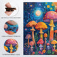 Wooden Puzzles for mature-themeds  500 Pieces Mushroom Wooden Jigsaw Puzzles for mature-themed and Kids  Wooden Puzzle mature-themeds Creative Christmas Toy Gifts for Friends Family
