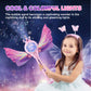 Dolanus Bubble Wands For Kids Girls - Bubble Machine With 7 Bubble Solutions & 3 Aa Batteries, Led Light & Music, Outdoor Party