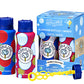 Sustainable Bubble Tree Original Refillable Bubble System Aluminum Bottles (4 Pack Of Bubble Solution Made In The Usa)