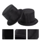 Gadpiparty 4 Pieces Mini Cylinder Hats Black Doll Hats Small Top Hat Funny Snowman Miniature Hat Party Cap For Diy Crafts Dollho