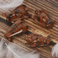 Justinstones Carved Mahogany Obsidian Gemstone Peace Angel Pocket Guardian Angelhealing Statue 2 Inch
