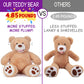 IKASA Giant Teddy Bear Plush Toy - 39" Brown Stuffed Animal, Soft Plush Material, Model 6636521