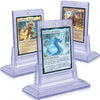 3 Pack Magnetic Card Holders for Trading Cards, 35pt Acrylic Baseball Card Holders Display Case Fit for Sports Cards, TCG MTG Ca