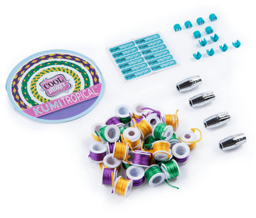 Cool Maker, KumiKreator Tropics Mini Fashion Pack Refill, Friendship Bracelet Activity Kit
