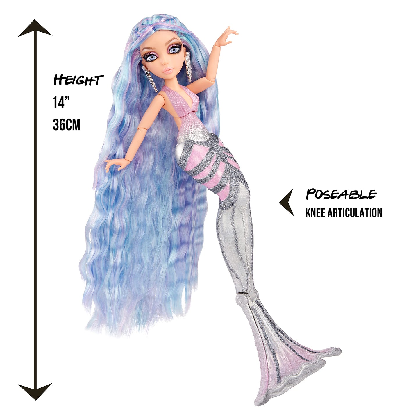 Mermaze Mermaidz Color Change Orra Deluxe Fashion Doll With Wear And Share Hair Play,Multicolor,580843