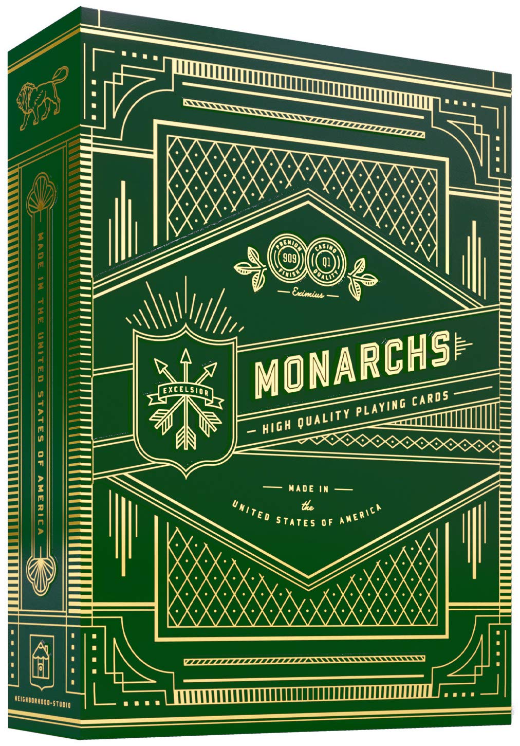 Theory11 Monarch Playing Cards (Green)