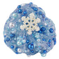 Blue & White Pearl Bead Slime, Good Stretchy & Non-Sticky Crunchy Slime, Slime Party Favors For Kids, Slime Sensory Toys, Girls