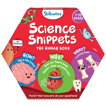 Skillmatics Flash Cards - Science Snippets The Human Body, Learning Resources & Educational Toys For Boys & Girls, Gifts For Ages 7, 8, 9 & Up, 70+ Cards