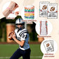Zeyune 20 Set Football Bracelets Football Team Gifts Bulk for Women Men Stackable Clay Bead Adjustable Bracelets Inspirational S
