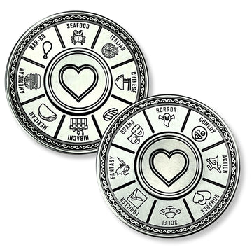 Luck Lab Date Night Decider - Date Night Spinner with Velvet Storage Bag (Date Night Spinner)