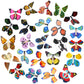 Outee 24 Packs Flying Butterfly Card Surprise Wind Up Butterfly In The Book Rubber Band Powered Fairy Flying Toy Great Xmas Gift Butterfly Teacher Appreciation Gift