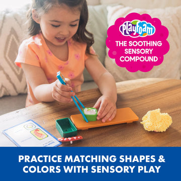 Educational Insights Playfoam Sushi Shop Race - Preschool Sensory Toys for Kids, Toddler Learning Toys, Pretend Play Sushi for K