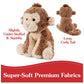 GUND Cozys Collection Monkey Plush Stuffed Animal, Brown, 10", High Quality Material, Ideal for Ages 1 and Up