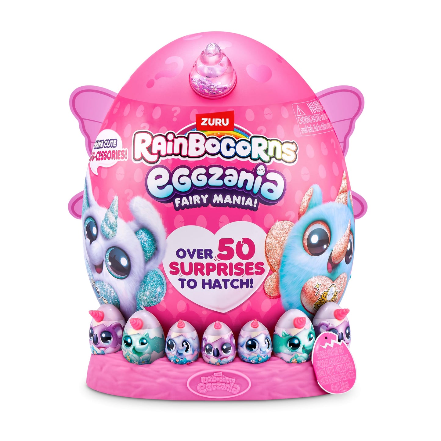 Eggzania Fairy Mania (Koala) By Zuru, Plush Toy, Collectible Plush, Surprise Eggs, Wearable Accessories, Slime, Toys For Girls