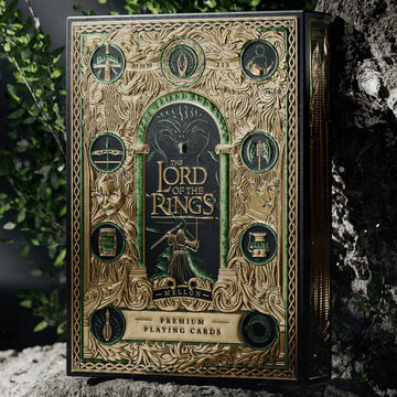 theory11 Lord of The Rings Playing Cards - Poker Size, Green, FSC-Certified Paper, Model LOTR-CARDS