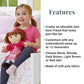 Let'S Make Memories Personalized Rag Doll - Mini-Me Doll - Doll For Girls - Toy For Girls - Blonde Hair