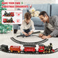 Ochido Train Set - Christmas Train Sets For Under The Tree, Electric Train Toy Gift For Boys Girls, With Railway Kits,Cargo Cars & Tracks,Light,Smokes & Sound,For 3 4 5 6 7 8+ Year Old Kids