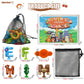 Suction Bath Toy for Toddler, 26PCS Animal Alphabet, Montessori Sensory Toy Gift for Kids Aged 3-12, Educational Spelling for Au