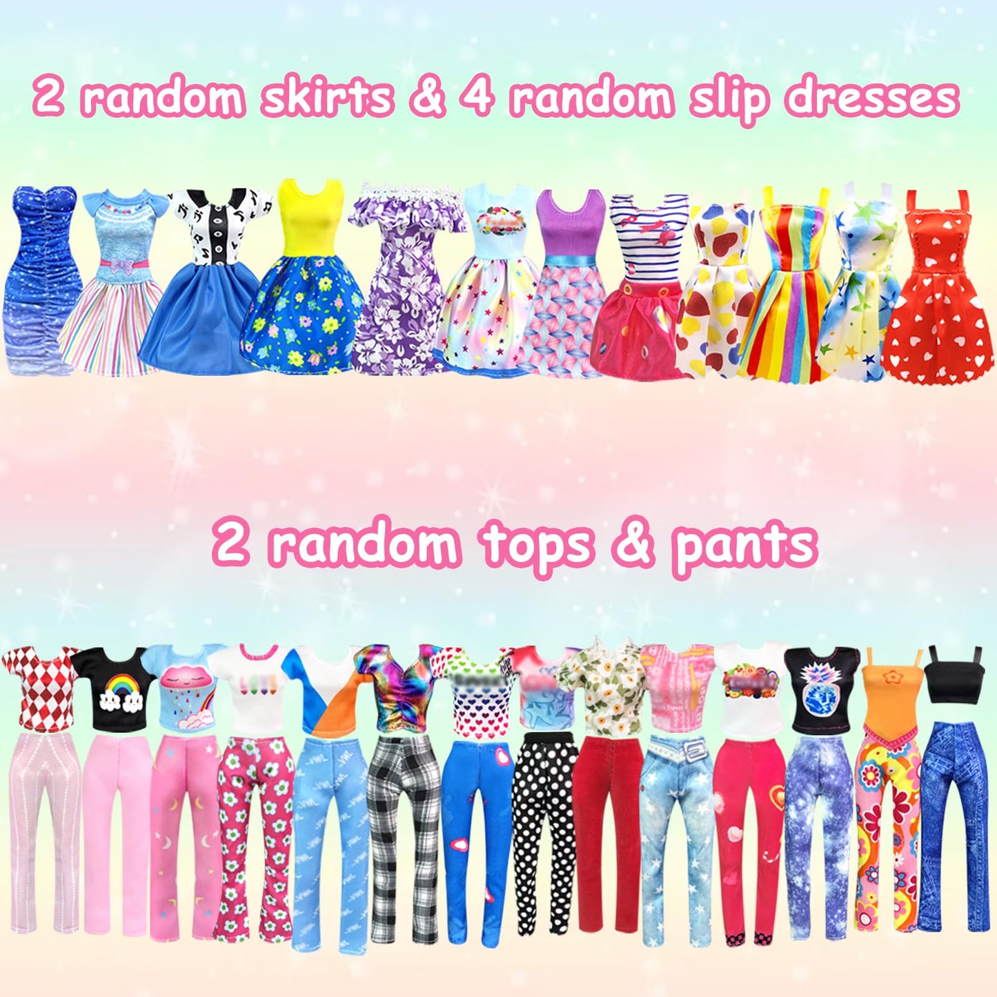 82Pcs Doll Clothes And Accessories With Doll Closet For 11.5 Inch Doll - Fashion Design Doll Set Including Wedding Dress Fashion Dresses Outfits Tops And Pants Hangers Bags For Girls