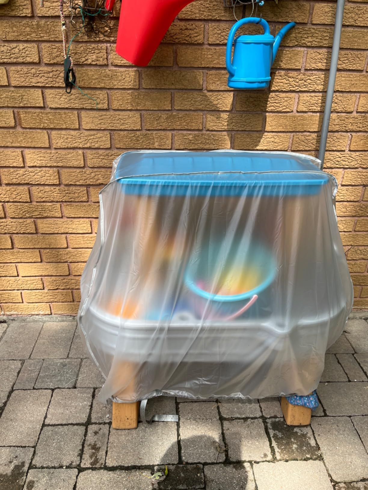 Kids Water Table Cover, Fit Step2 Rain Showers Splash Pond Water Table Waterpark Play Table Cover Outdoor Toys Cover - (Frosted)