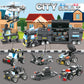 1110 Pcs Swat City Police Station Mobile Command Center Truck Car Building Blocks Set In 25 Different Models Police Cars, Helico