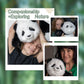 Chongker Panda Plush Stuffed Animal, 16.5" Handmade Lifelike Toy, 4.6lbs Black and White Giant Panda, Model ZuoPanda04-WS