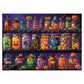 Halloween Horror Candy Jigsaw Puzzle 1000 Piece for mature-themed  Magic Fall Holiday Pumpkin Jigsaw Puzzles  Funny Art Aesthetic Colorful Puzzle