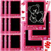 Nezyo 12 Pack Valentines Day Gifts for Kids Classroom Mini LCD Writing Tablet 4.4 Inch Colorful Drawing Tablet Valentines Exchan