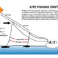 Tigress Kite Fishing Line Markers, 3 Included, Weighted Medium