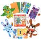 Ready 2 Learn Paper Bag Puppet Pets - 238 Pieces - 6 Animals - Puppet Making Kit For Kids Ages 3-5 - Inspire Creativity, Storytelling And Role Play