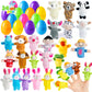 Joyin 24 Pcs Easter Eggs Filled With Finger Puppets, Prefilled Egg With Cartoon Animal Puppets For Kids Easter Hunt, Basket Stuf