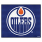 FANMATS 10386 Edmonton Oilers Tailgater Rug - 5ft. x 6ft. Sports Fan Area Rug, Home Decor Rug and Tailgating Mat