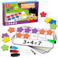 Coogam Magnetic Ten-Frame Set, Math Manipulative Eva Number Counting Games, Montessori Educational Toy Gift For Kindergarten Classroom Kids 3 4 5 Year Old