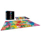 RoseArt 1000 Piece Jigsaw Puzzle - Cute Colorful Cats - Multi-colored - Model 4500ZZA - Perfect for Adults