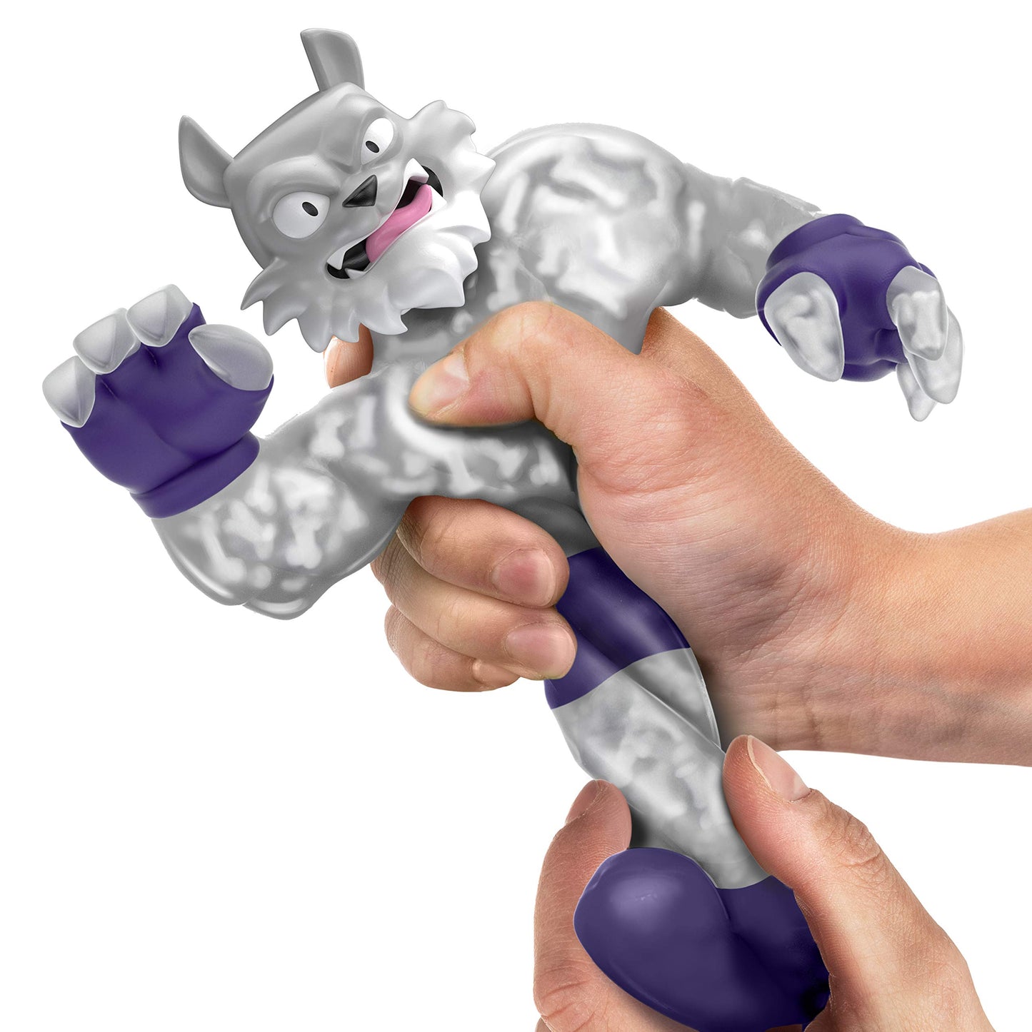 Goo Jit Zu Heroes of Goo Jit Zu Crunchy Wolf Action Figure - Wolfpain, Multicolor, Model 41025