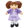 Let'S Make Memories Personalized Rag Doll - Mini-Me Doll - Doll For Girls - Toy For Girls - Light Brown Hair