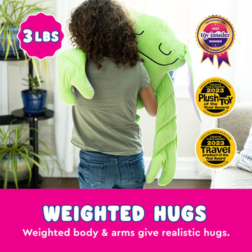 Bumpas Plush Toys - 14' Cute Cuddle Pal, Shin Shin - Weighted Stuffed Animal