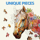 Wooden Puzzles for mature-themeds  Wood Horse Puzzle  Unique Gifts for Men Women  mature-themed Puzzles (S-8.5 * 8.1in 100pcs)