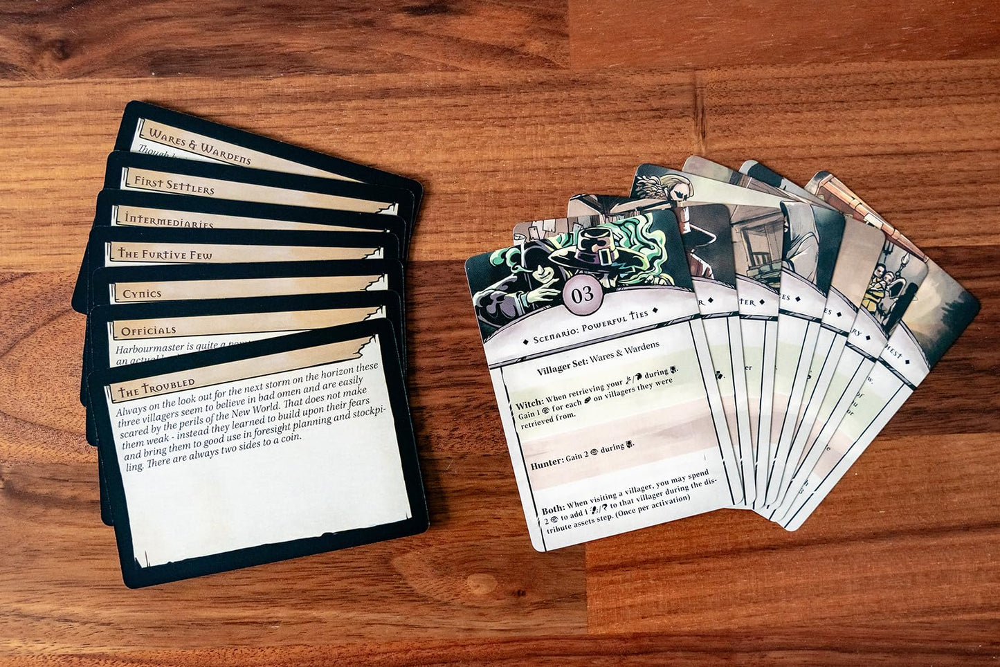 Capstone Games Pagan: Fate of Roanoke - Ancestors Expansion Pack, Dueling Witch & Hunter Asymmetrical Deduction Card Game Filled