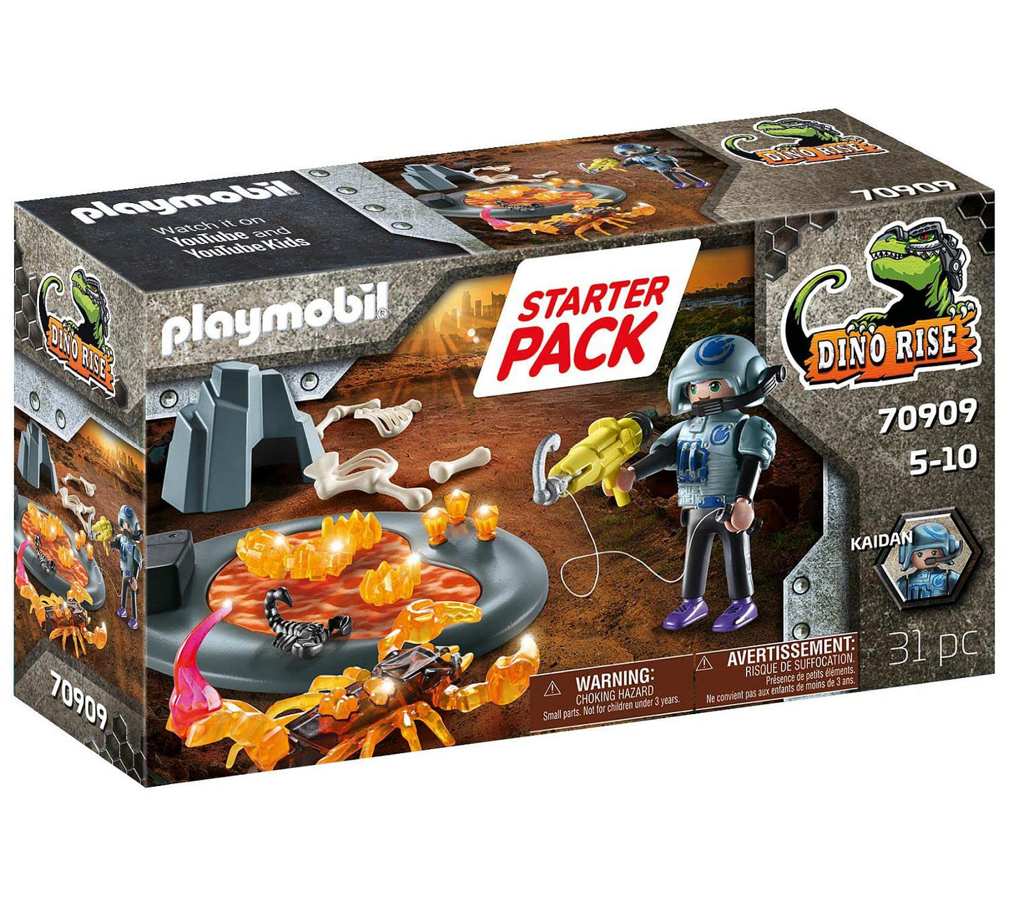 Playmobil Starter Pack Dino Rise: Fire Scorpion