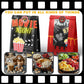 Hapibidesign Movie Night Party Favor Bags - 24 Pcs Movie Night Party Candy Bags With Stickers - Movie Night Goodie Gift Treat Ba