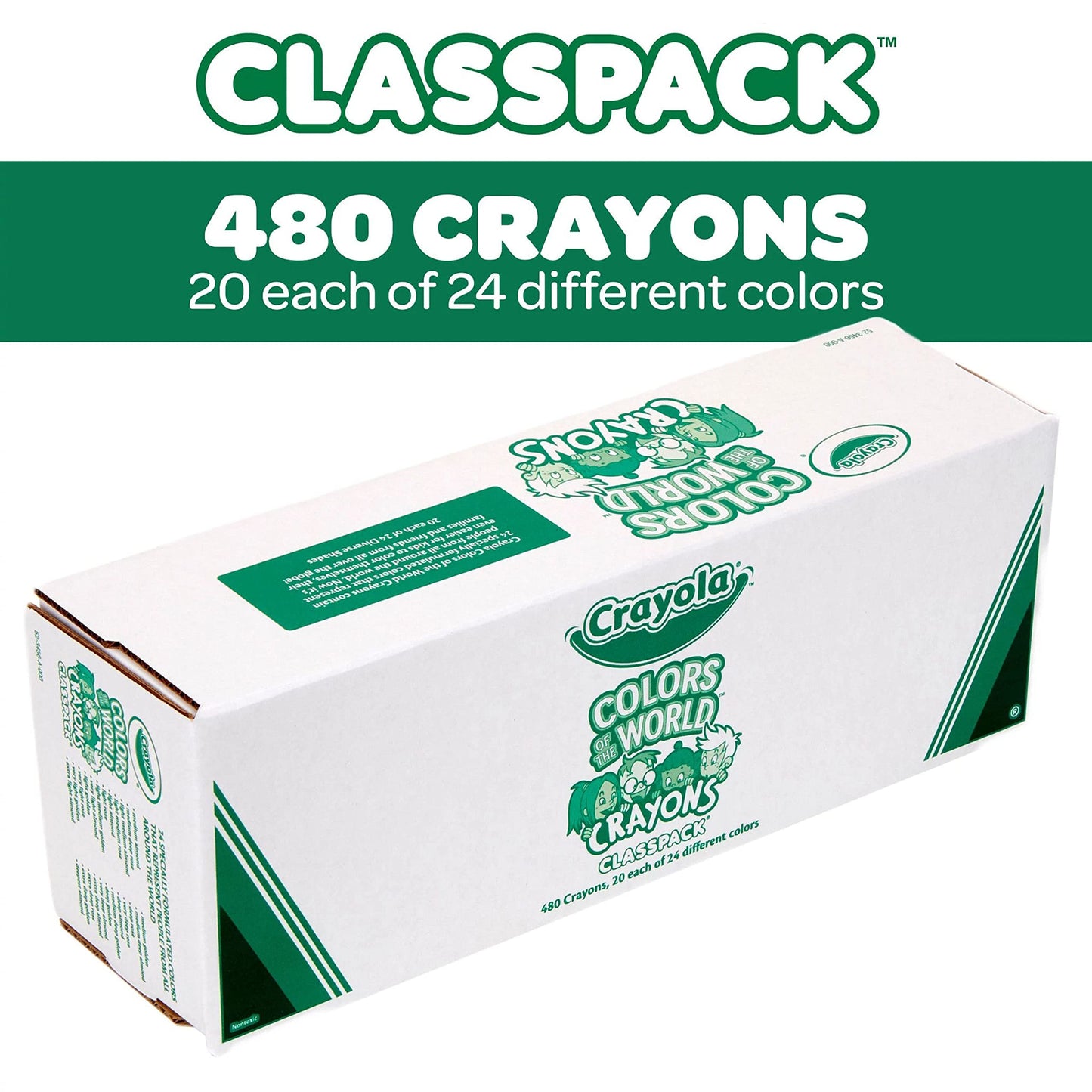 COLORS OF THE WORLD 480 CRAYONS