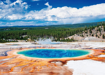 Beduke Jigsaw Puzzles For Adults 1000 Piece - Every Piece Is Unique - Yellowstone National Park Thick Sturdy Cardboard Precise Interlocking Family Game Puzzle Age 14+