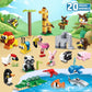 HOGOKIDS Building Blocks Set - 20 Pack Colorful Animal Toys for Kids Ages 6-12, Perfect for Party Favors, Easter Gifts, and Classroom Prizes